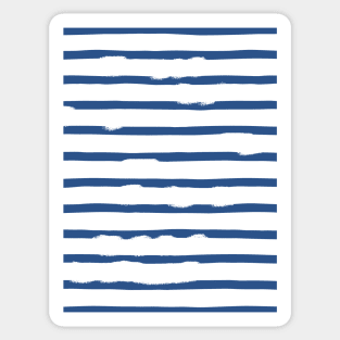 Navy stripes Sticker